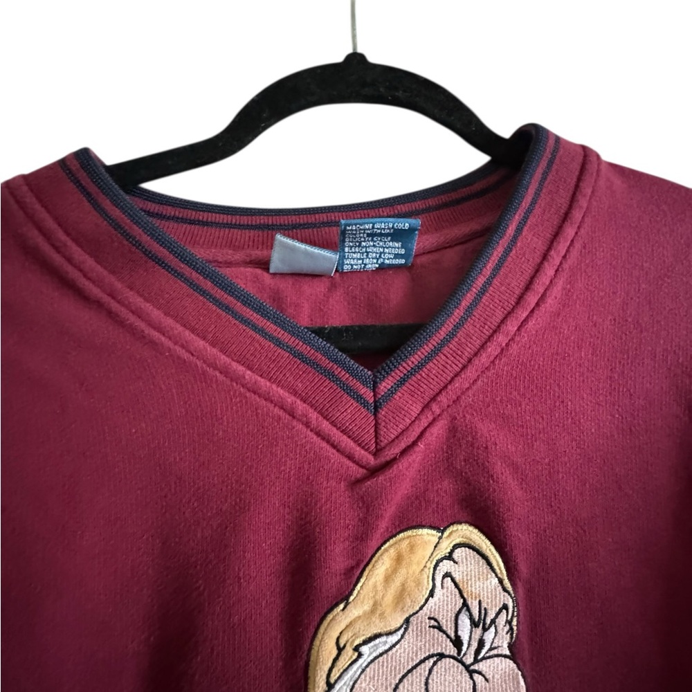 Disney Sweatshirt Crewneck Grumpy Dwarf Snow White Size XL Cotton Blend - Picture 10 of 14